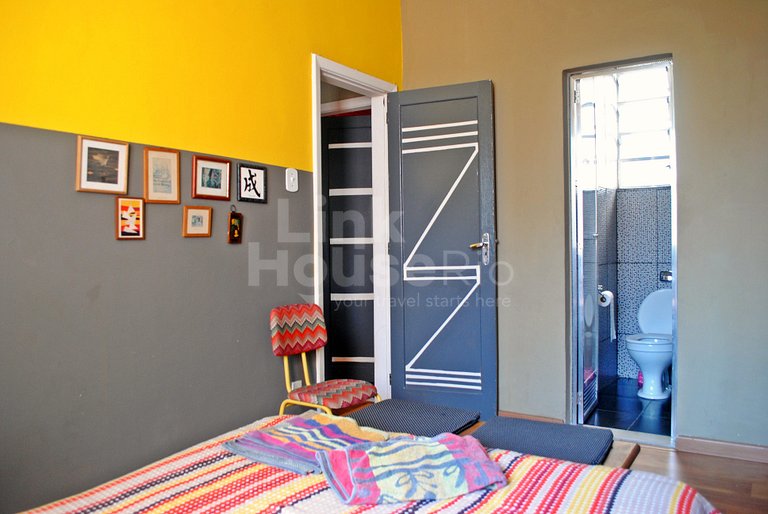 Linkhouse - COLORIDO E ACONCHEGANTE APARTAMENTO NO CORAÇÃO D