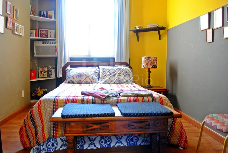 Linkhouse - COLORIDO E ACONCHEGANTE APARTAMENTO NO CORAÇÃO D