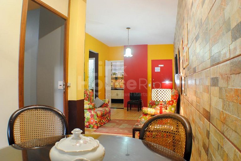 Color Foul Apartament in Copacabana Heart C1-0016