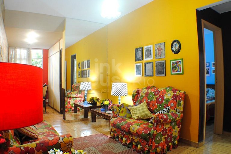 Color Foul Apartament in Copacabana Heart C1-0016