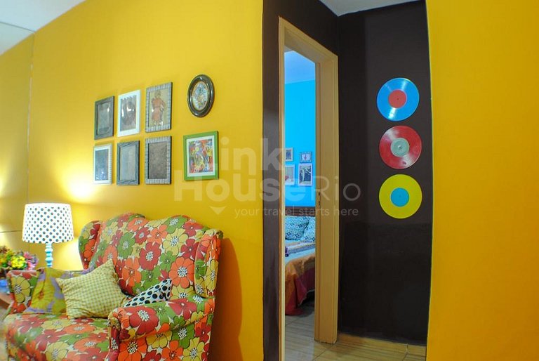 Color Foul Apartament in Copacabana Heart C1-0016