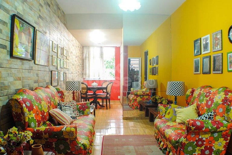 Color Foul Apartament in Copacabana Heart C1-0016