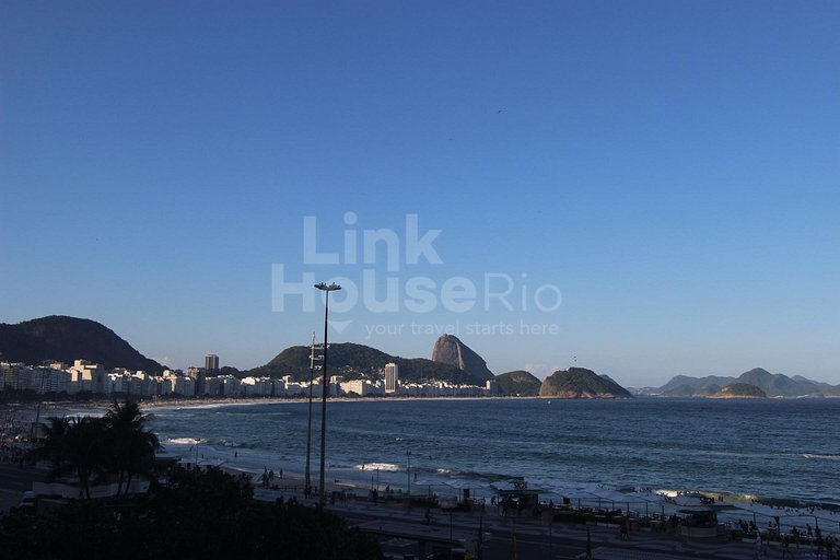 Maravilhoso apartamento Frontal Mar Copacabana C1-0025