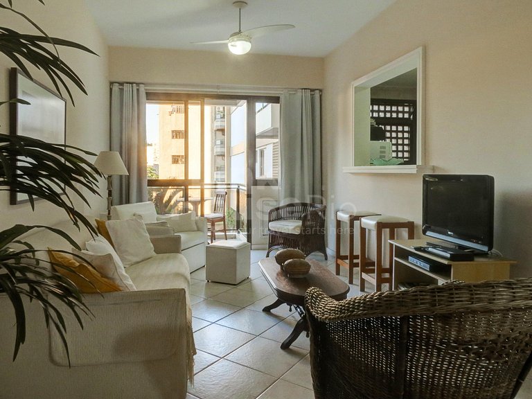 Apart Hotel Barra Leme com Muito Conforto no Melhor Ponto da