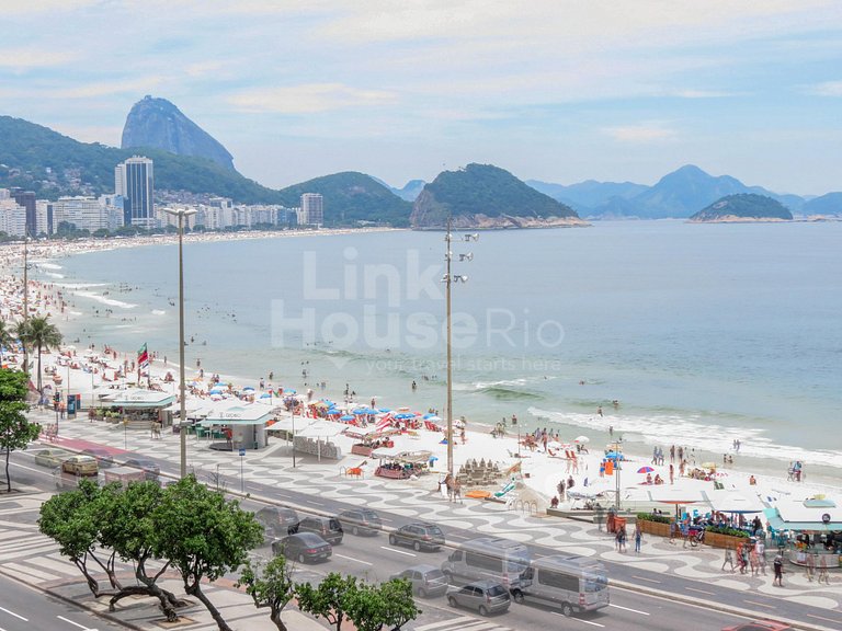 Maravilhosa Vista Mar e Muito Conforto em Copacabana C11-006