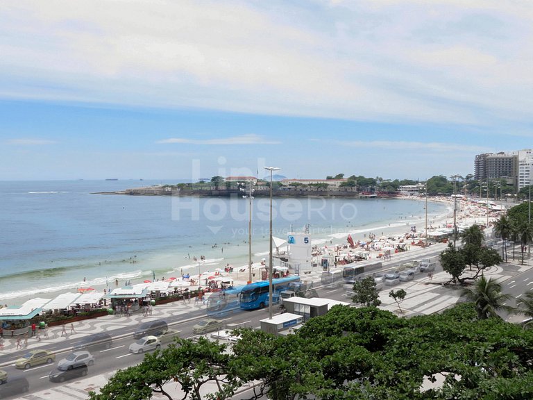 Maravilhosa Vista Mar e Muito Conforto em Copacabana C11-006