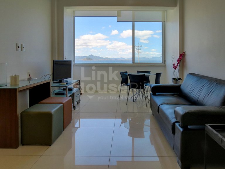 Maravilhoso apartamento Frontal Mar Copacabana C1-0025