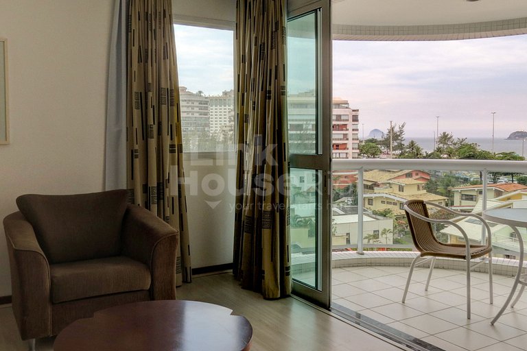 Linkhouse Rio: TU PISO CON BALCÓN Y VISTA A LA PLAYA - BARRA