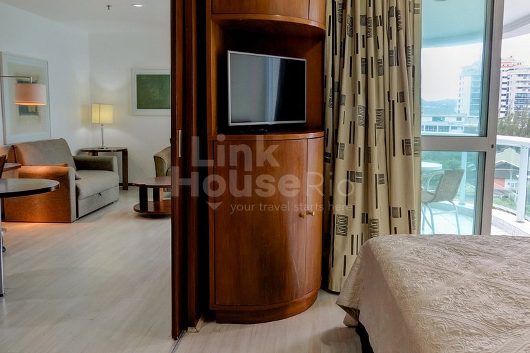Linkhouse Rio: TU PISO CON BALCÓN Y VISTA A LA PLAYA - BARRA