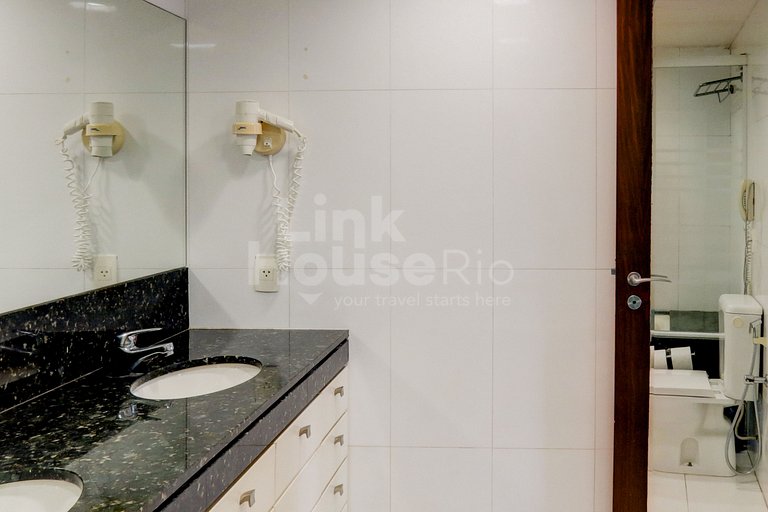 Linkhouse Rio: TU PISO CON BALCÓN Y VISTA A LA PLAYA - BARRA