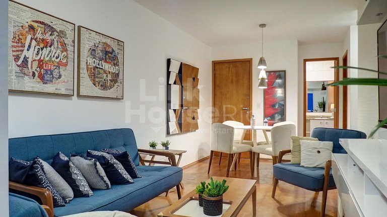 Ocean View. Awesome and Cozy 2-Bdr. Barra de Tijuca B1-0022