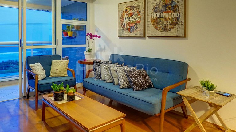 Ocean View. Awesome and Cozy 2-Bdr. Barra de Tijuca B1-0022