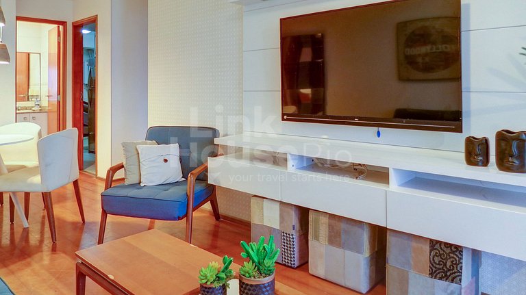 Ocean View. Awesome and Cozy 2-Bdr. Barra de Tijuca B1-0022