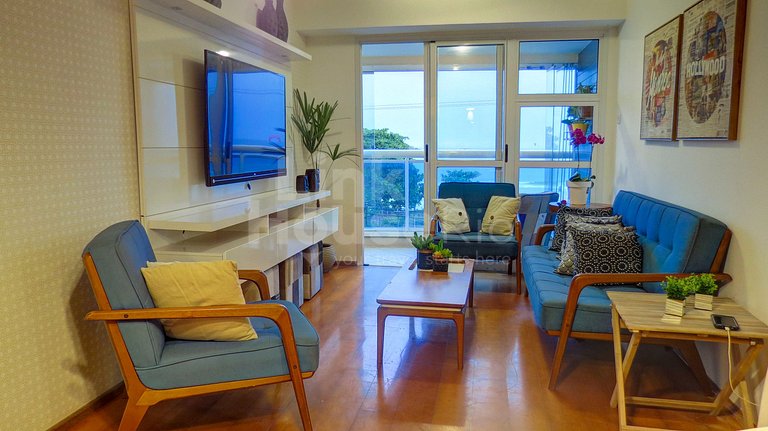 Ocean View. Awesome and Cozy 2-Bdr. Barra de Tijuca B1-0022