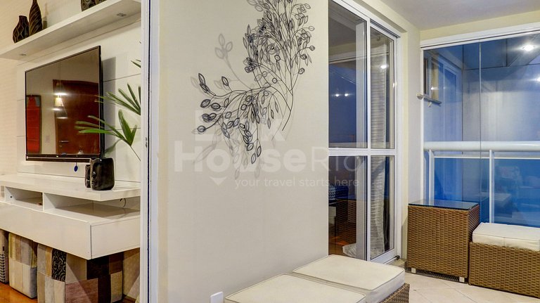 Ocean View. Awesome and Cozy 2-Bdr. Barra de Tijuca B1-0022