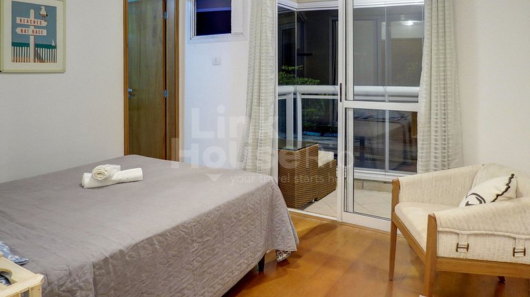 Ocean View. Awesome and Cozy 2-Bdr. Barra de Tijuca B1-0022