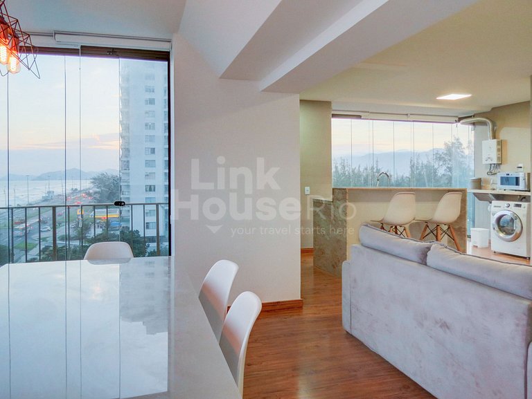 Apart Hotel com Maravillosa Vista Mar en Barra de Tijuca B1-