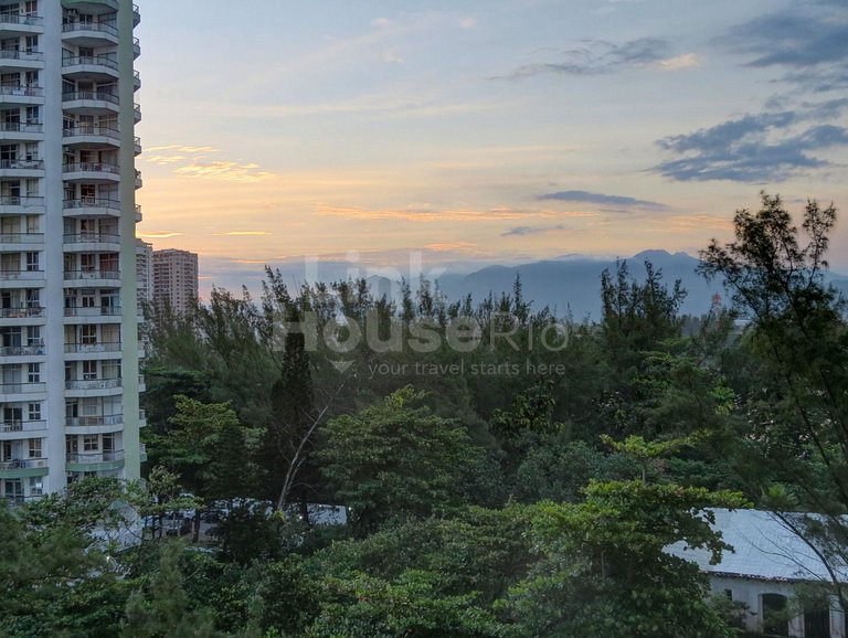 Apart Hotel com Maravillosa Vista Mar en Barra de Tijuca B1-