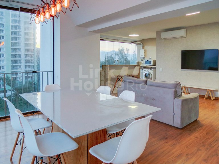 Apart Hotel com Maravilhosa Vista Mar na Barra de Tijuca B1-