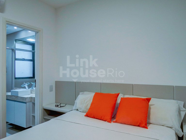 Apart Hotel com Maravilhosa Vista Mar na Barra de Tijuca B1-