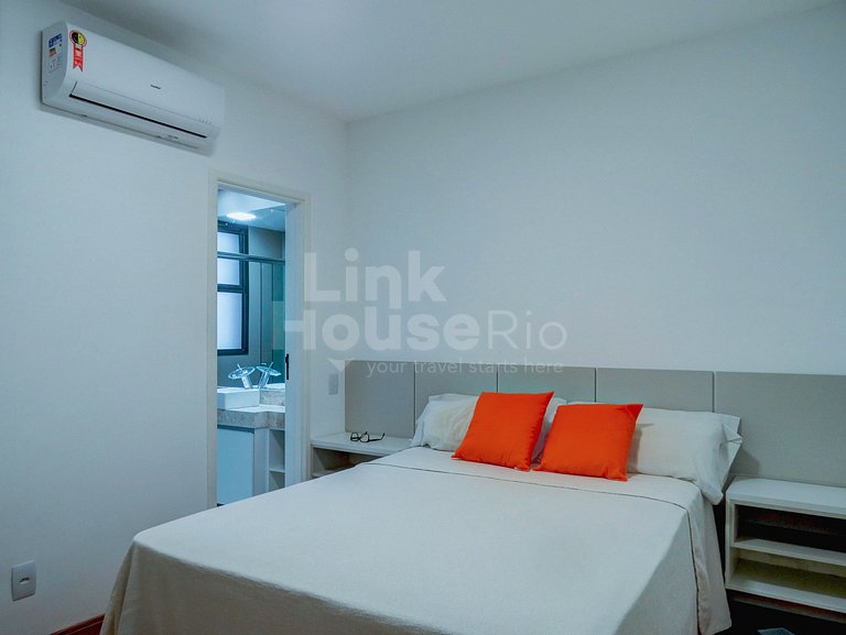 LinkHouse RIO APART HOTEL MARAVILHOSO FRONTAL MAR 2 SUITES B