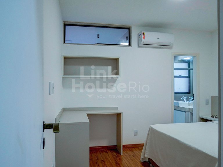 Apart Hotel com Maravillosa Vista Mar en Barra de Tijuca B1-