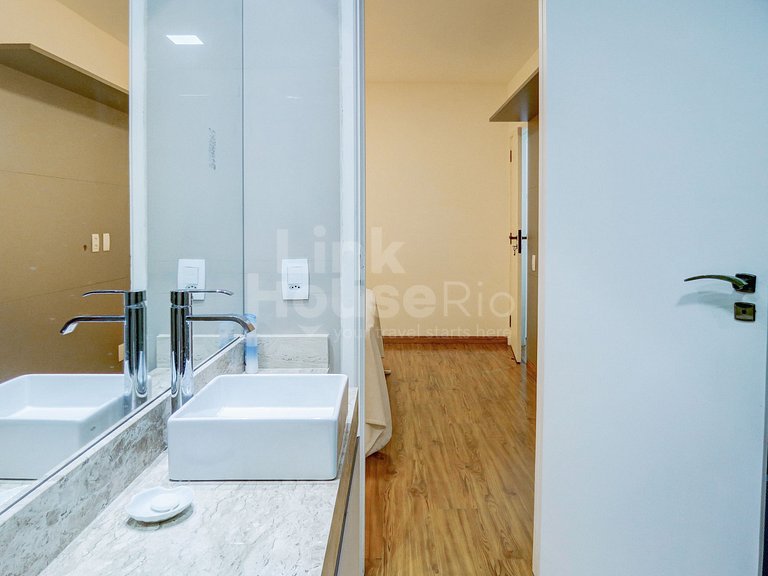Apart Hotel com Maravillosa Vista Mar en Barra de Tijuca B1-
