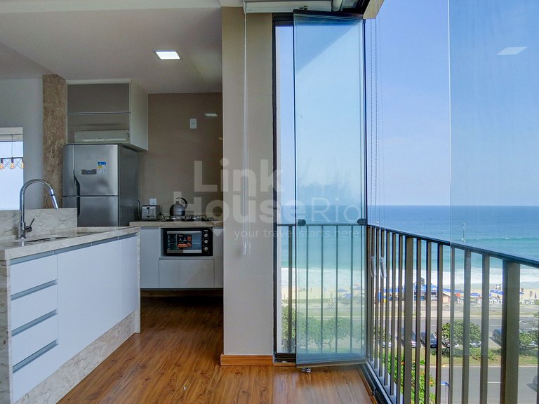 Apart Hotel com Maravillosa Vista Mar en Barra de Tijuca B1-