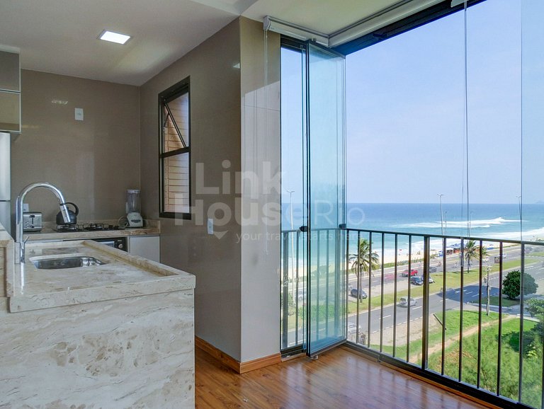 Apart Hotel com Maravillosa Vista Mar en Barra de Tijuca B1-