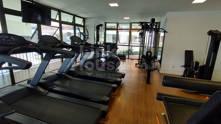 Apart Hotel com Maravillosa Vista Mar en Barra de Tijuca B1-