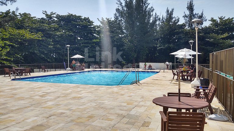 Apart Hotel com Maravilhosa Vista Mar na Barra de Tijuca B1-