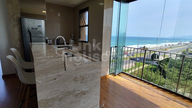 Apart Hotel com Maravilhosa Vista Mar na Barra de Tijuca B1-
