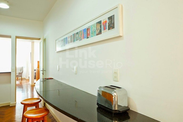 Linkhouse - ACONCHEGANTE APART COM VISTA CRISTO REDENTOR #Y2