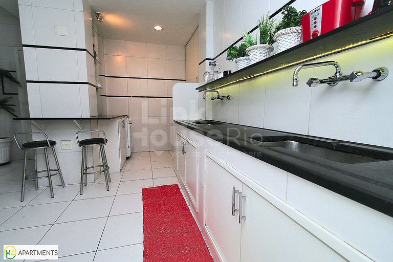 Linkhouse - AMPLIO APARTAMENTO 120M2 POSTO 5 COPACABANA #C2-