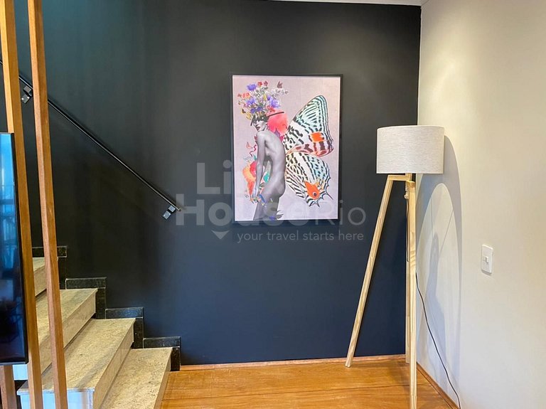 Cobertura de Luxo com Vista Mar em Apart Hotel RHR B11-008