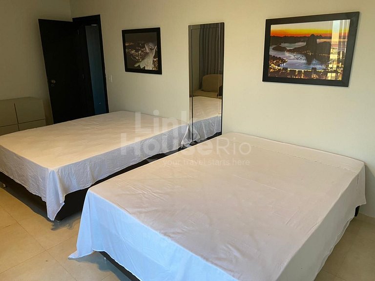 Cobertura de Luxo com Vista Mar em Apart Hotel RHR B11-008
