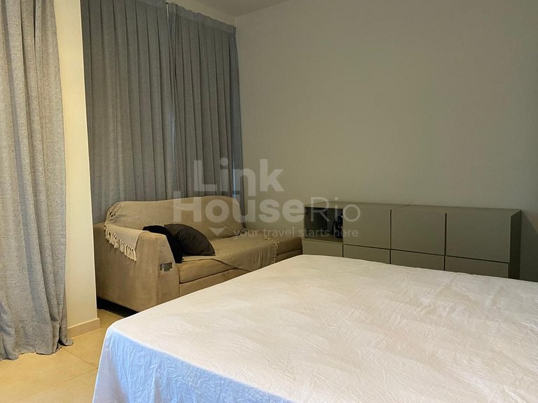 Cobertura de Luxo com Vista Mar em Apart Hotel RHR B11-008
