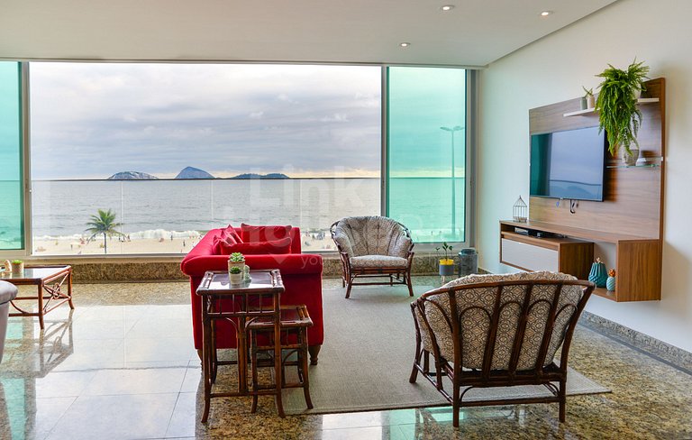 Maravilhosa Vista Mar e Muito Conforto na Glamourosa Ipanema