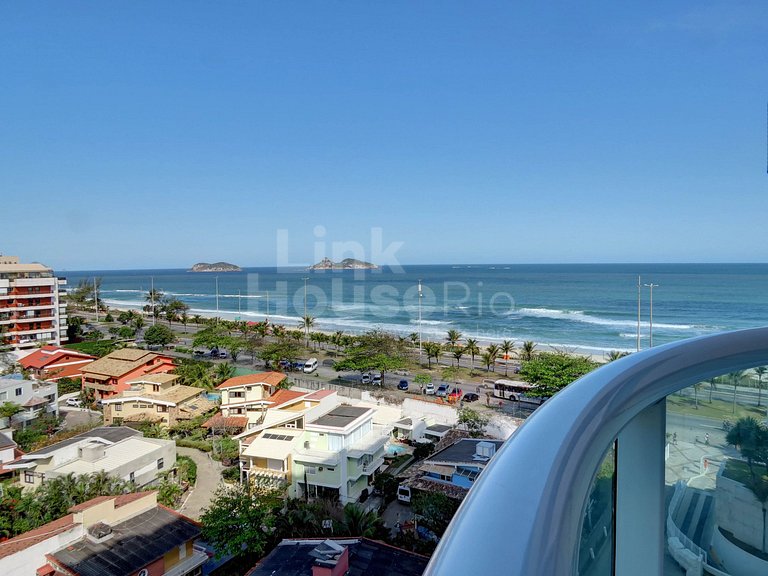 Linkhouse Rio: SEU FLAT COM VARANDA E VISTA NA QUADRA DA PRA