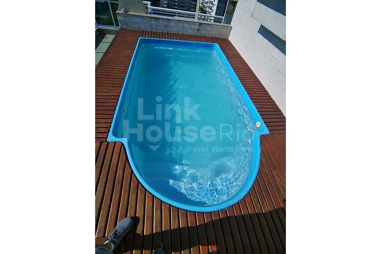 Cobertura com Piscina e Churrasqueira no Sunday Resort R1001