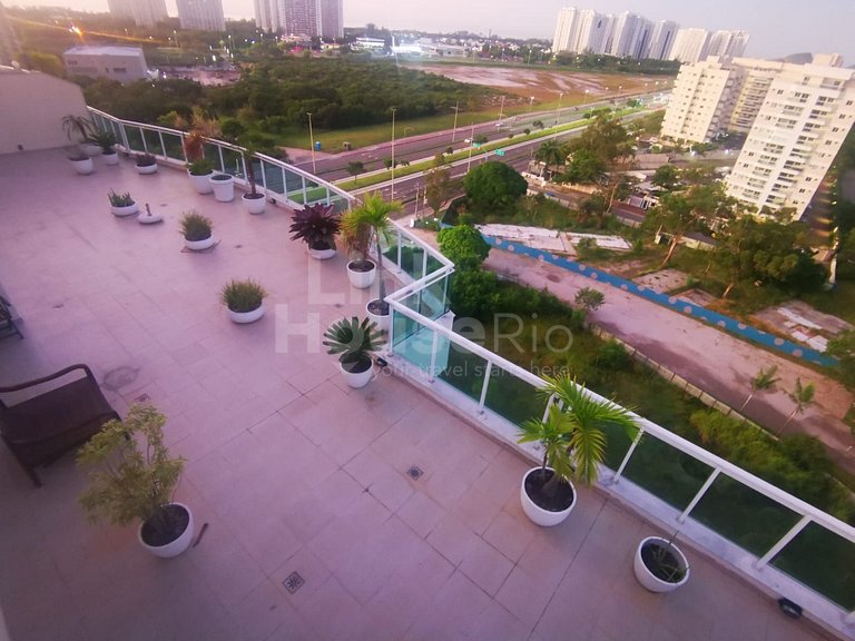 Cobertura com Piscina e Churrasqueira no Sunday Resort R1001