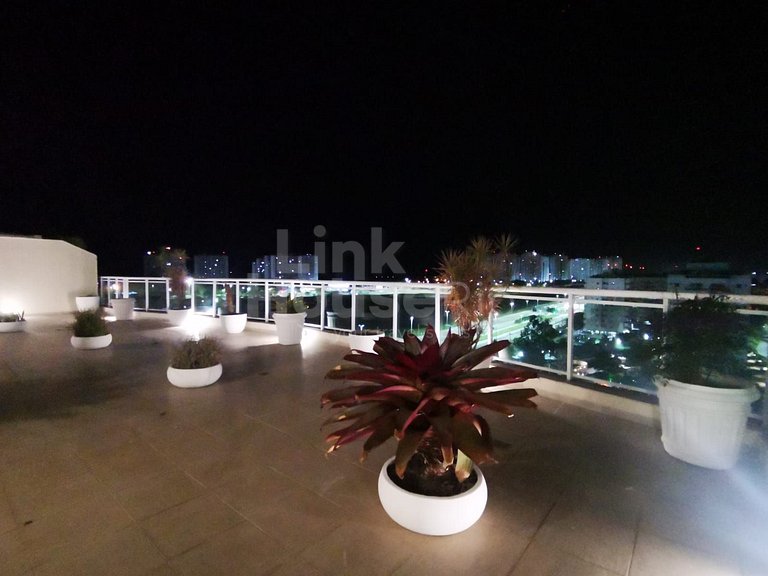 Cobertura com Piscina e Churrasqueira no Sunday Resort R1001