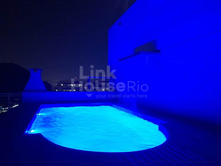 Cobertura com Piscina e Churrasqueira no Sunday Resort R1001