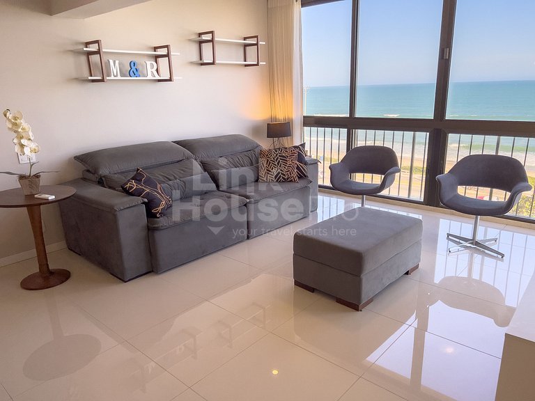 Maravilhosa Vista Frontal Mar e Muito Conforto no Apart Hote
