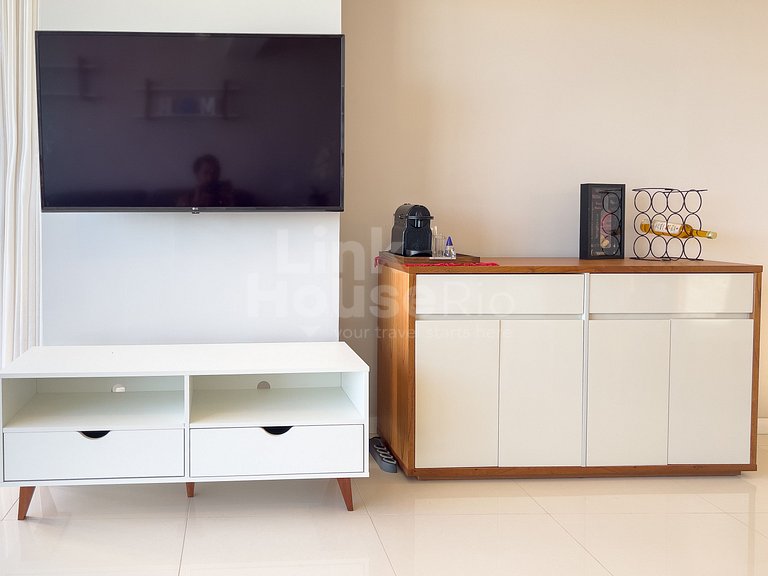 Maravilhosa Vista Frontal Mar e Muito Conforto no Apart Hote