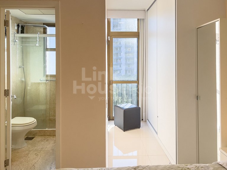 Maravilhosa Vista Frontal Mar e Muito Conforto no Apart Hote