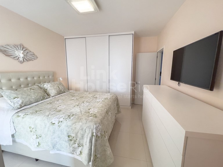 Maravilhosa Vista Frontal Mar e Muito Conforto no Apart Hote