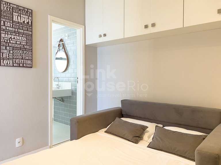 Maravilhosa Vista Frontal Mar e Muito Conforto no Apart Hote