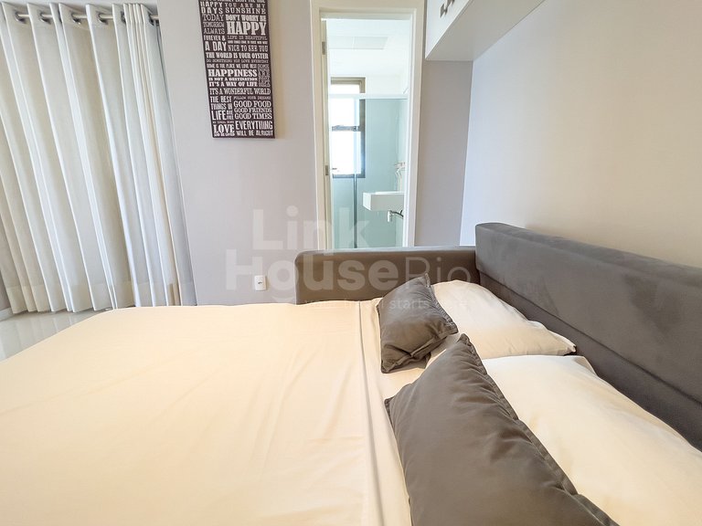 Maravilhosa Vista Frontal Mar e Muito Conforto no Apart Hote