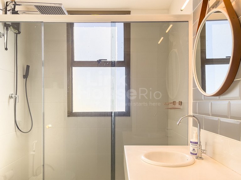 Maravilhosa Vista Frontal Mar e Muito Conforto no Apart Hote